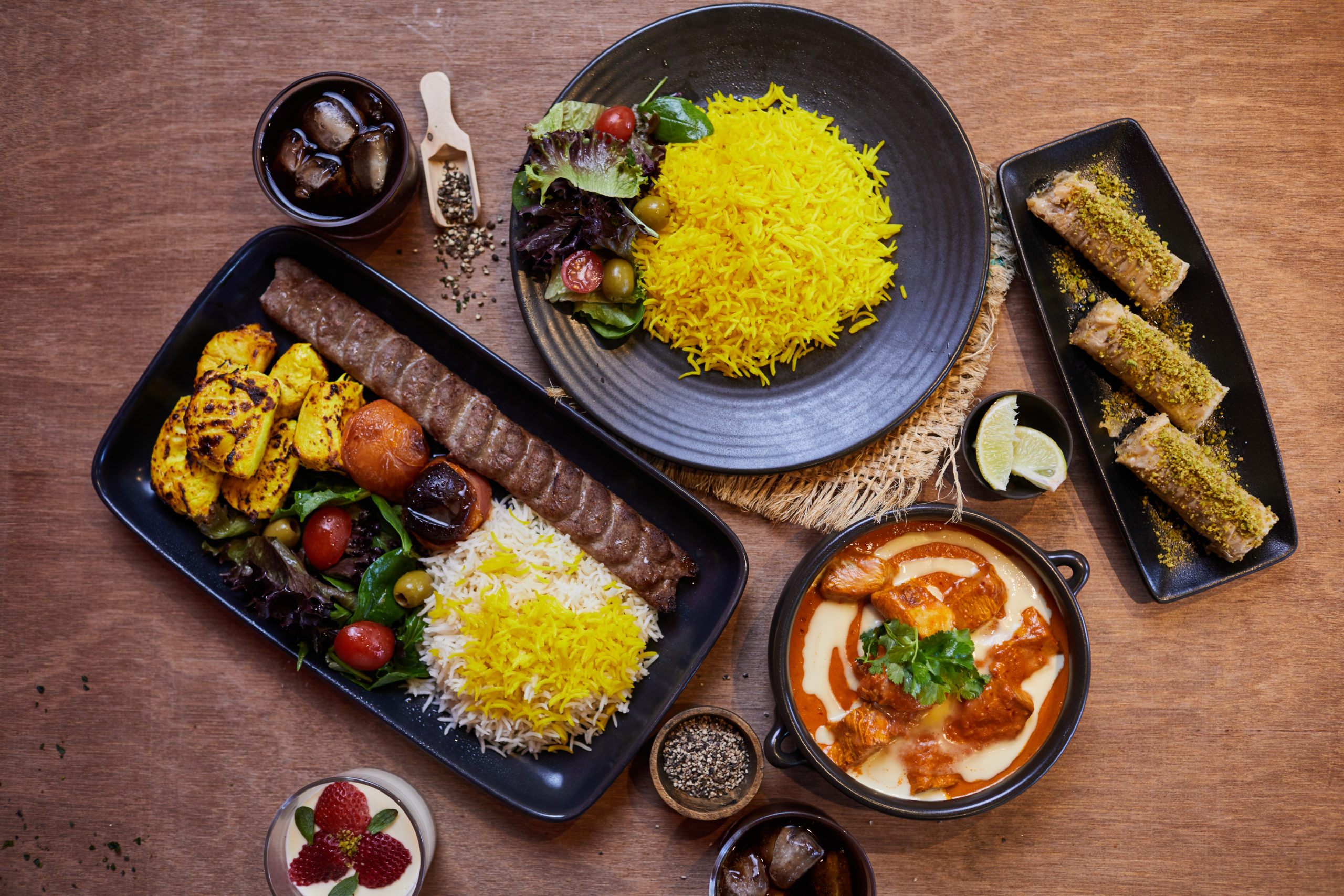 Indian and Persian Cuisines
